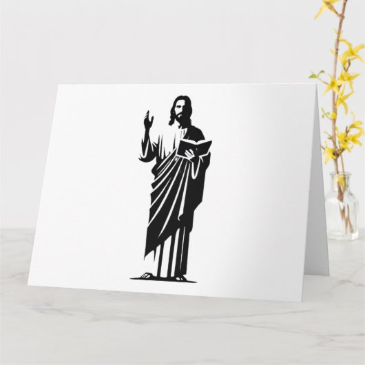 Carte Jésus Christ (Fleur jaune)