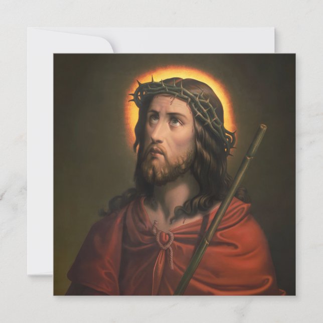 Carte Jésus-Christ avec la Couronne d'épines (Devant)