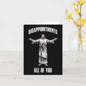 Carte Jésus Christ Déceptions Vintages Vous Toutes (Fleur jaune)