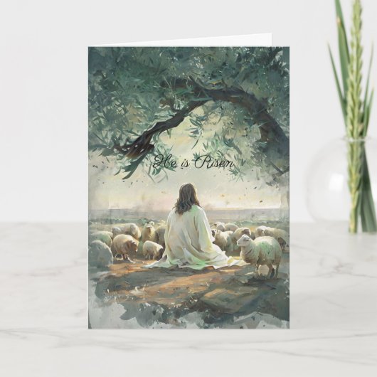 Carte Jesus Christ Easter Religious Chisrian (Devant)