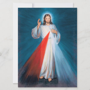 Carte Jésus Christ Miséricorde divine Sacré Coeur de Jés