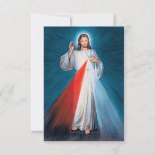 Carte Jésus-Christ Miséricorde divine Sacré-Cœur de Jésu
