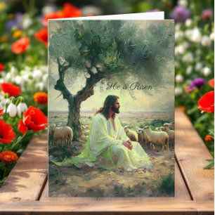 Carte Jésus-Christ Pâques Religieux Chrétien