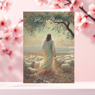 Carte Jésus-Christ Pâques Religieux Chrétien