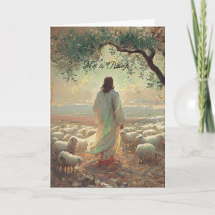 Carte Jésus-Christ Pâques Religieux Chrétien