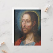 Carte Jésus Christ (par Quentin Metsys) (Devant/Arrière en situation)