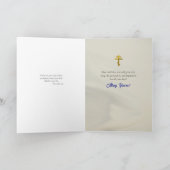 Carte Jésus Christ tenir l'icône des Évangiles Anniversa (Intérieur)