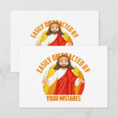 Carte Jésus drôle (Devant / Derrière)