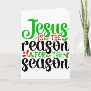 Carte Jésus Est La Raison De La Saison Biblique Joyeux N