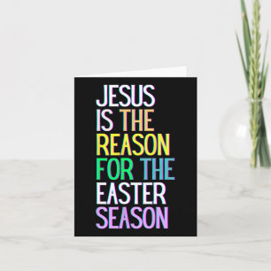 Carte Jésus Est La Raison De La Saison Joyeuse Résurrect