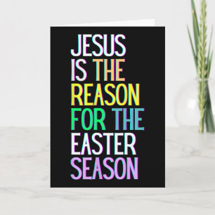Carte Jésus Est La Raison De La Saison Joyeuse Résurrect