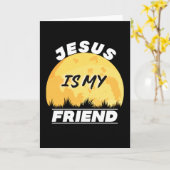 Carte Jésus Est Mon Ami Bible Verse Citation (Fleur jaune)