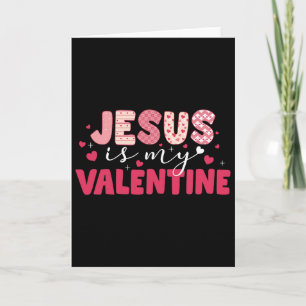 Carte Jésus est mon cœur de la Saint-Valentin V-day garç