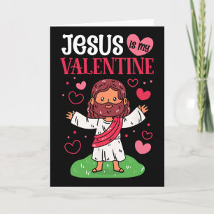 Carte Jésus est mon Valentin Christian Valentine's Day 