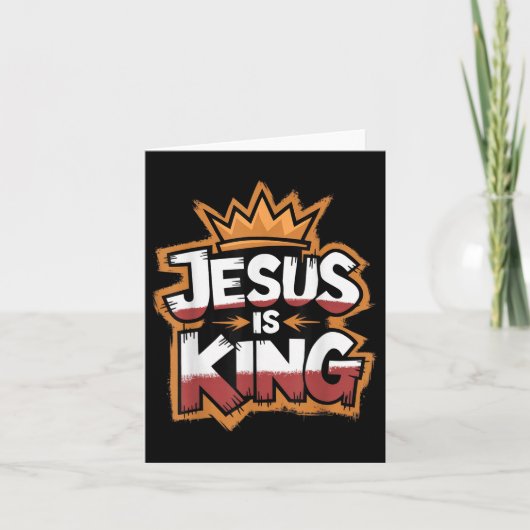 Carte Jésus est Roi  (Devant)