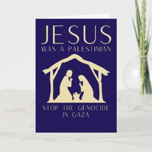 Carte Jésus était un Noël palestinien à Gaza