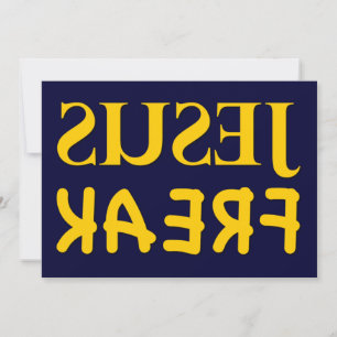 Carte Jesus Freak (SUSEJ KAERF)