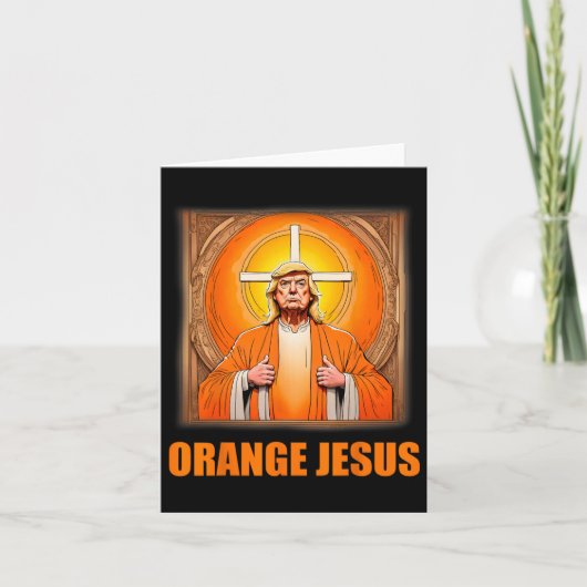 Carte Jesus Funny Trump 1 (Devant)