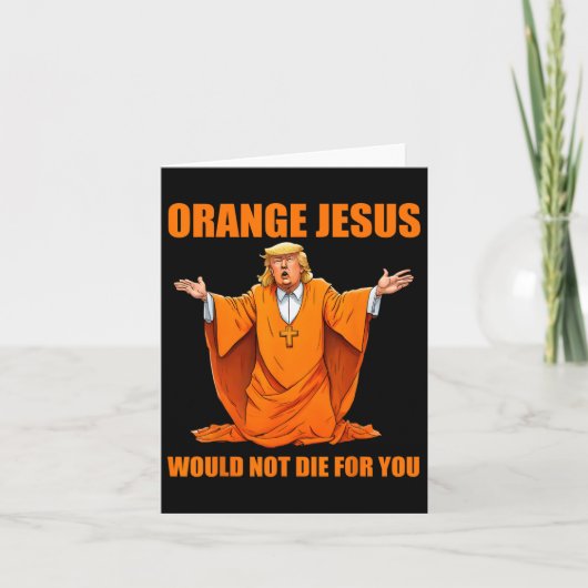 Carte Jesus Funny Trump 2 (Devant)