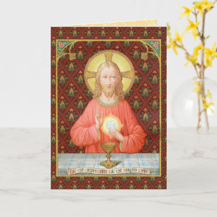 Carte Jésus Instituant la Sainte Communion (SAU 045)