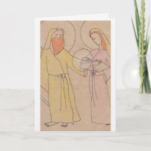 Carte Jésus Joseph et Marie