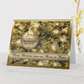 Carte Jésus le plus grand cadeau de tous - Blank - Large (Fleur jaune)