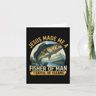 Carte Jésus M'A Fait Un Fisher D'Hommes Vintage Le Wi-Fi