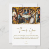 Carte Jésus Merci de la première communion à Dernière so (Devant)