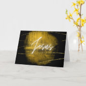 Carte Jésus Messie (Fleur jaune)