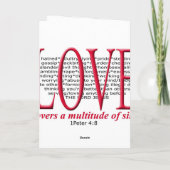 Carte Jésus pleure (Dos)