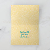 Carte Jésus qui maintient l'Eucharistie (SNV 050) (Intérieur)