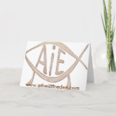 Carte "Jésus Radioactif" (Dos)