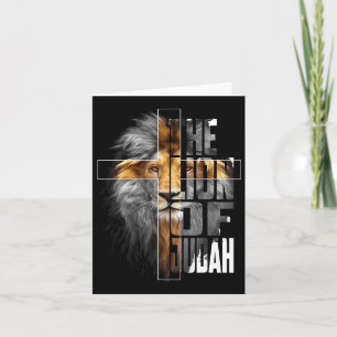 Carte Jésus Religieux Chrétien Le Lion De Juda Pâques
