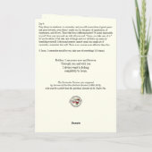 Carte Jésus rend la prière catholique Novena (Dos)