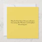 Carte JÉSUS ROI DES ROIS | Christmas Crown GREEN (Dos)