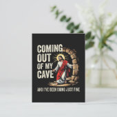 Carte Jésus sortant de ma grotte (Debout devant)