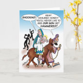 Carte Jésus "tabassé" - (Fleur jaune)