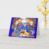 Carte Jesus The Savior Is Born Greeting Card (Fleur jaune)