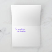 Carte Jésus watches you both day and night. (Intérieur)