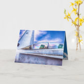 CARTE JET DE COMBATTRE F-18 HORNET À L'AISE (Fleur jaune)