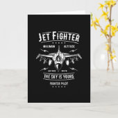 Carte Jet Fighter (Fleur jaune)