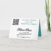 Carte Jet-personnaliser rose Brindle toute occasion (Dos)