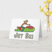 Carte Jet Ski (Fleur jaune)