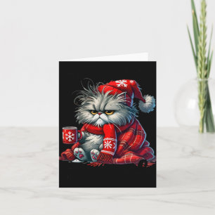 Carte J'Étais Amusé Une Fois C'Était Drôle Drôle Chat No
