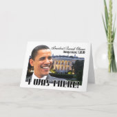 Carte J'étais là ! (Devant)