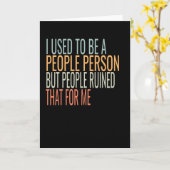 Carte J'Étais Une Personne Du Peuple (Fleur jaune)