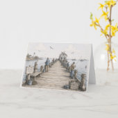 Carte Jetée de pêche (Fleur jaune)