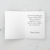 Carte Jeter de la joie le jour de votre anniversaire ! (Intérieur)