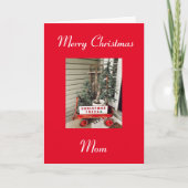 CARTE **JETER NOËL** À MON SPÉCIAL **MOM** (Devant)