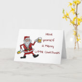 CARTE JETEZ-VOUS UN JEUNE PETIT NOËL (Fleur jaune)